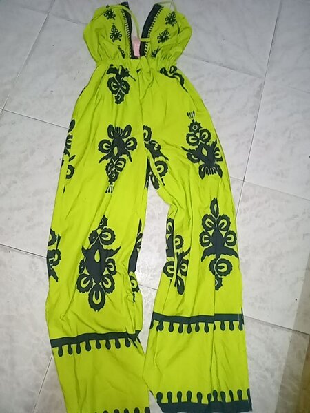 Combinaison bohème imprimée