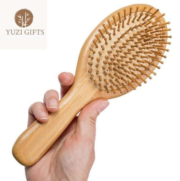 Brosse à cheveux en bambou éco