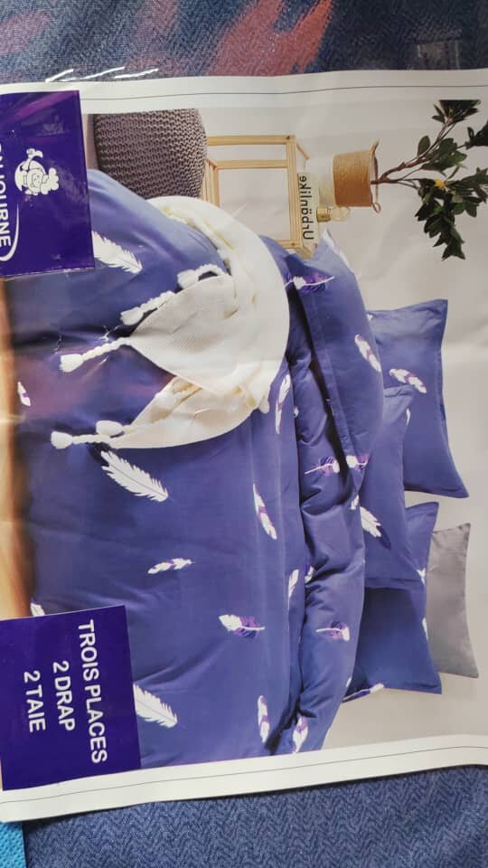 Parure de Lit Double en Coton