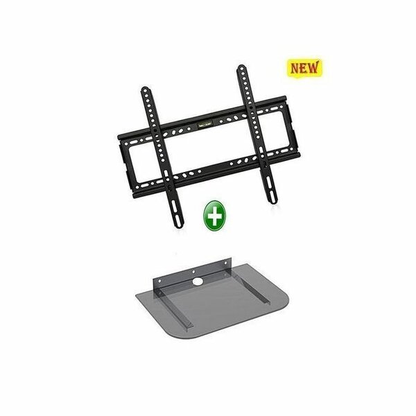 Mural 26-63 +Support Mural DVD/Decodeur - Noir