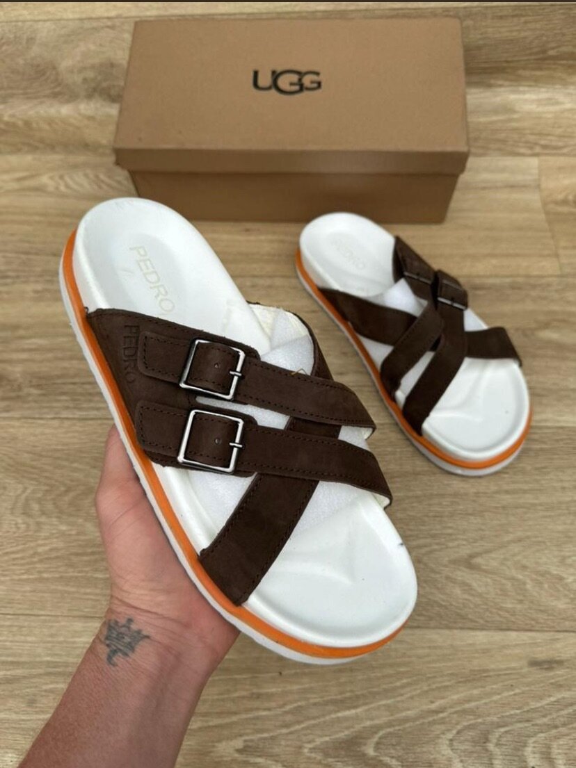 Chaussures en cuir élégant