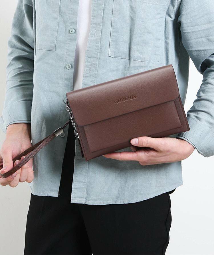 High quality leather pirse with locker