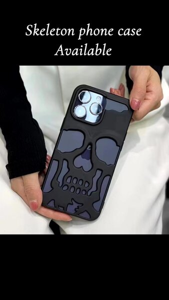 iPhone skeleton phone case