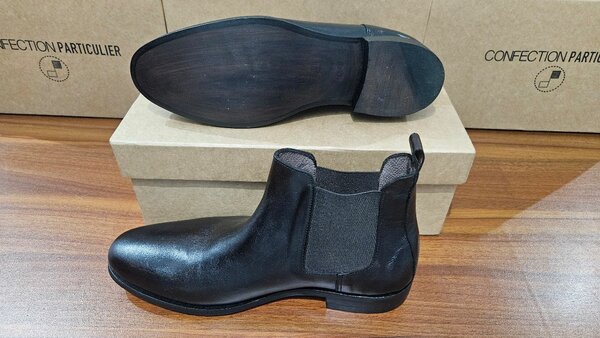 Bottines Chelsea cuir marron