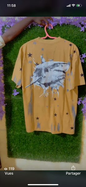 T-shirt imprimé artistique