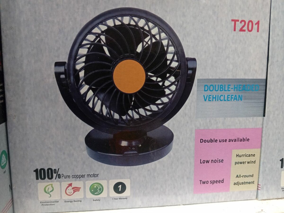 Ventilateur Véhicule Double Tête