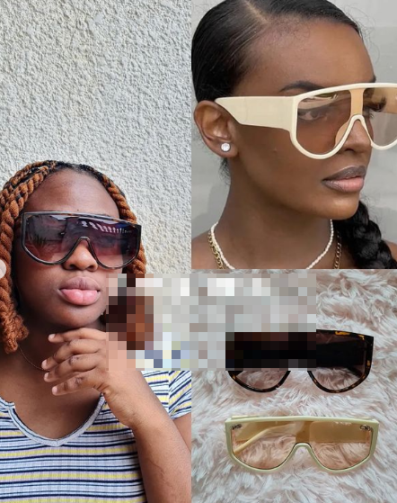 lunettes de soleil larges différentes couleurs