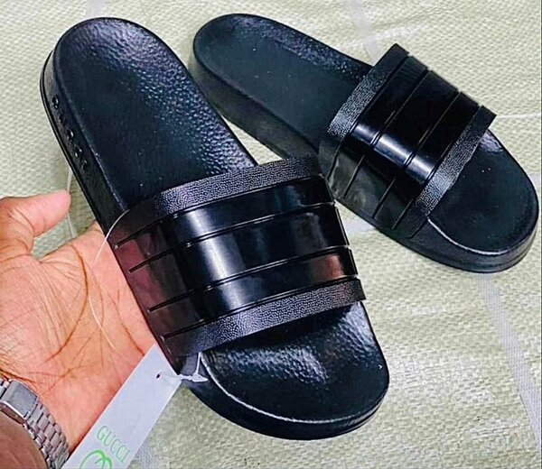 Gucci slides.