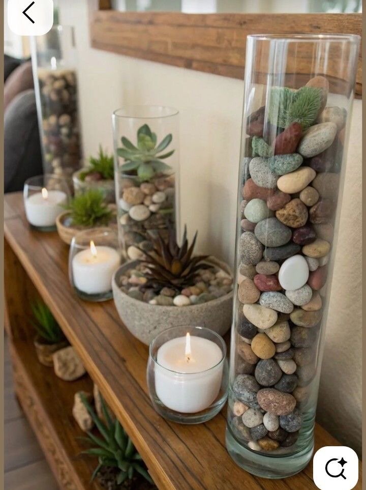 Vases en verre cylindriques élégants