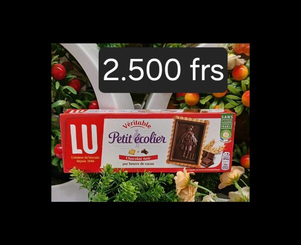 Biscuits chocolat noir LU