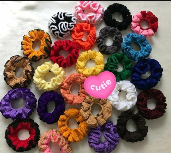 Lot de chouchous colorés