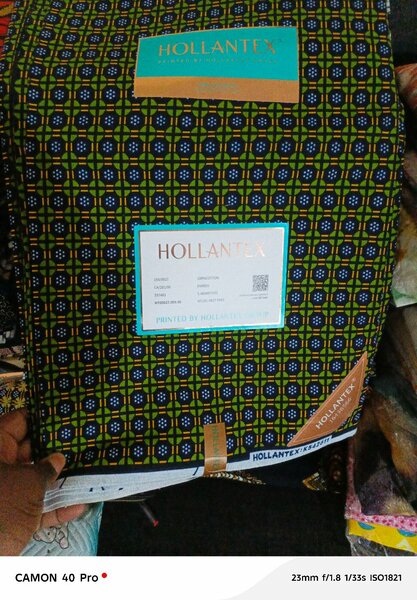 Tissu Wax Africain Éclatant