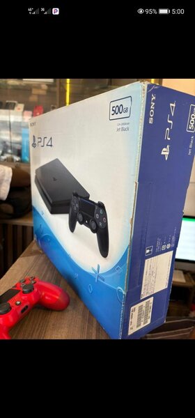 PS4 Slim 500GB Offline Games Installed(4 games) With 1 contr