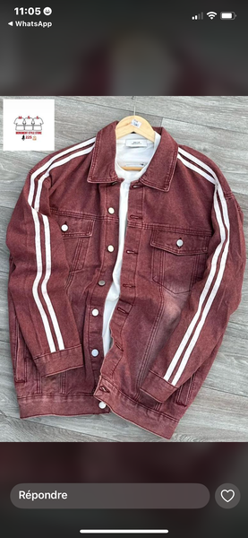 Veste en jean stylée