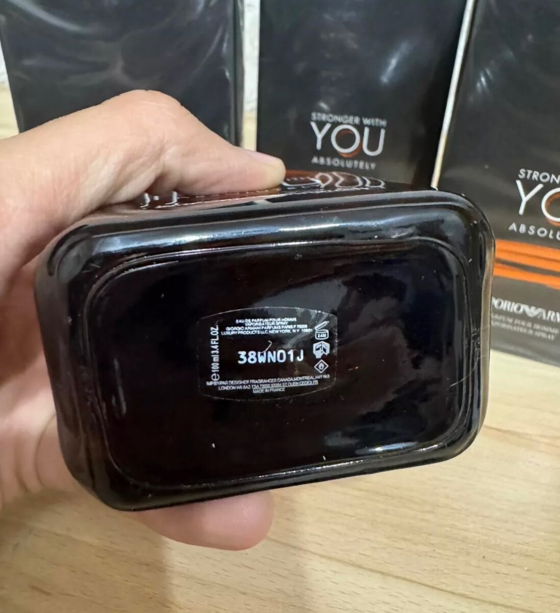 Armani stronger with you absolutely