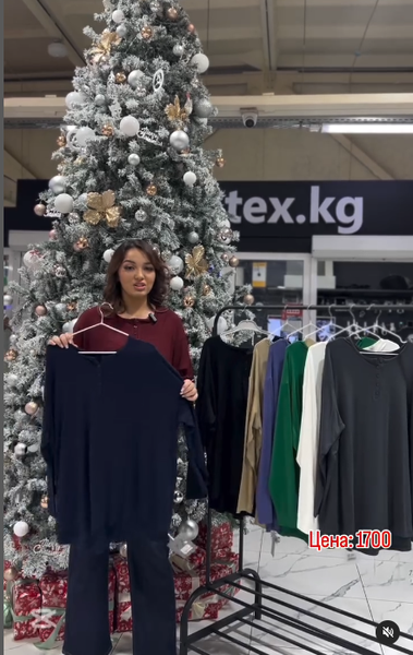 кофта синяя женская