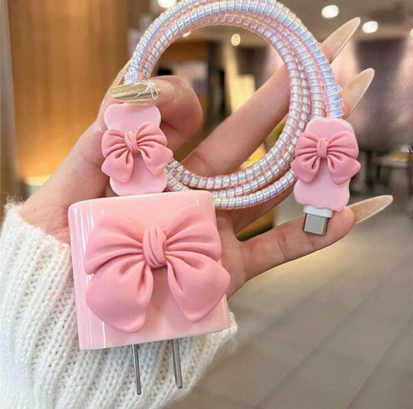 Protection de chargeur rose