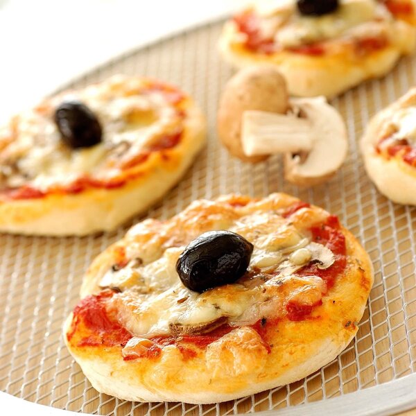 Mini pizza Quiche Pastel