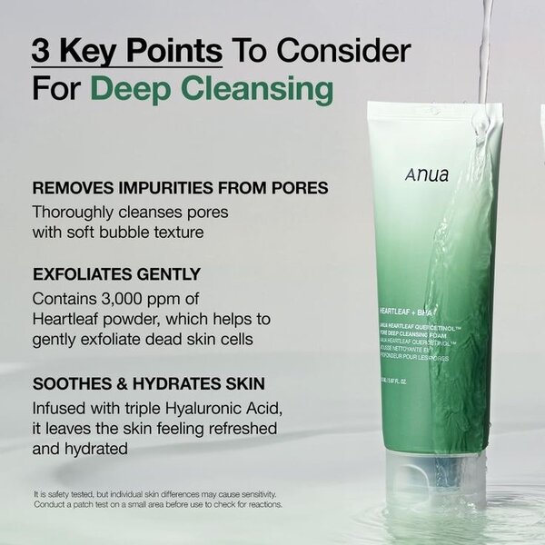 Anua Quercetinol Foaming Cleanser