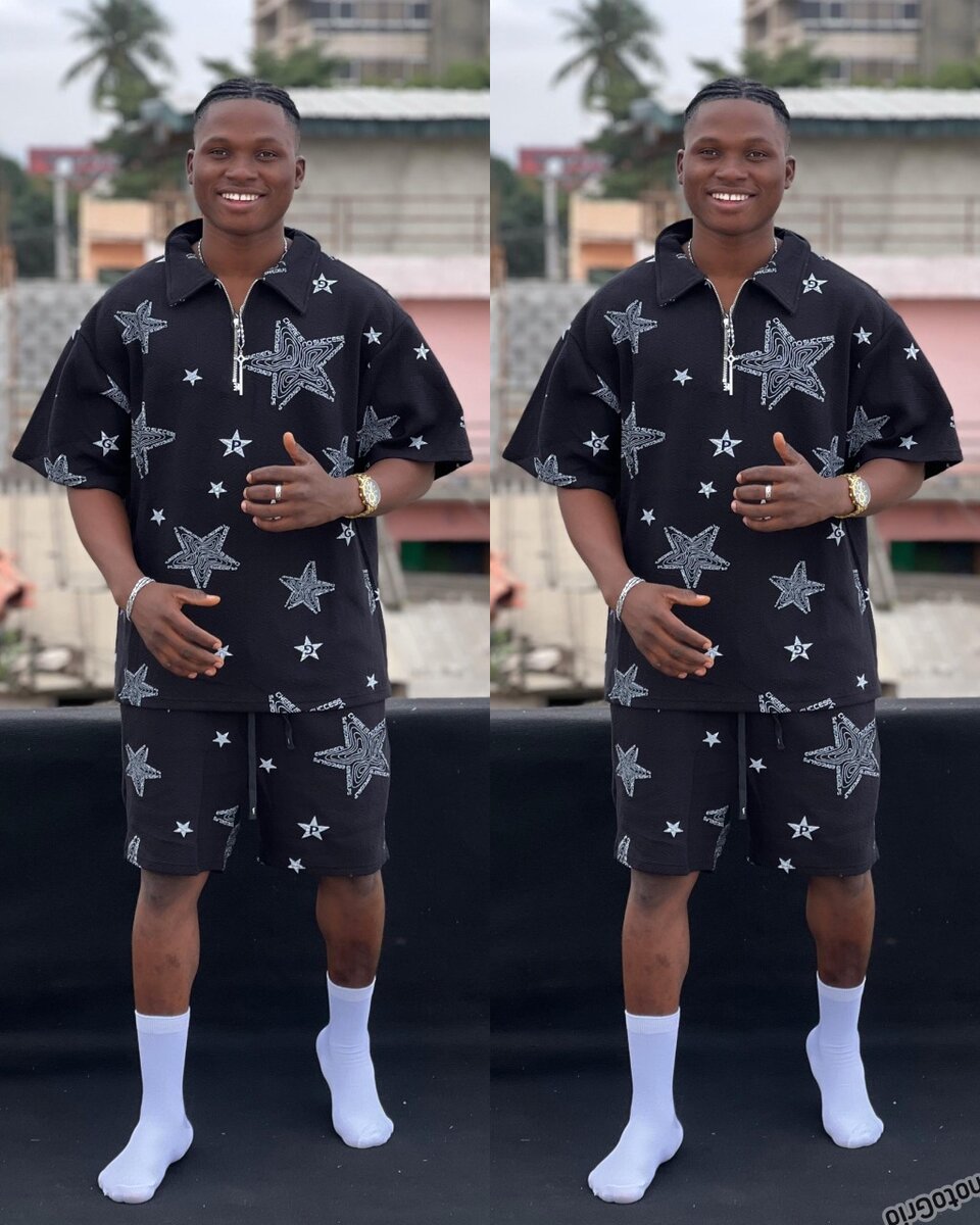 Ensemble short décontracté étoiles