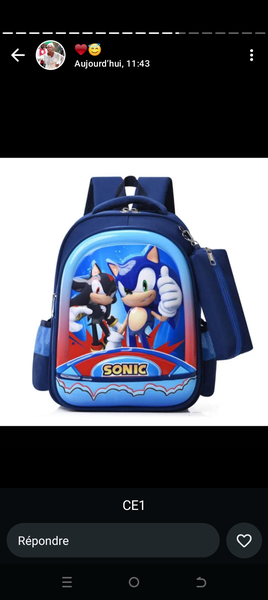 Cartable Enfant Motif Héros CE