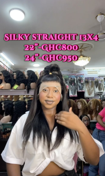 Silki straight wig