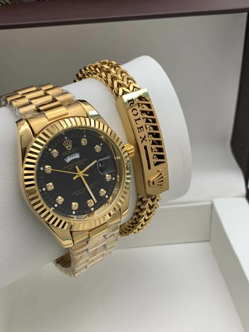 Rolex watch and bracelet