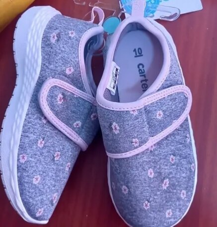 Girls sneakers with Size27/uk 10