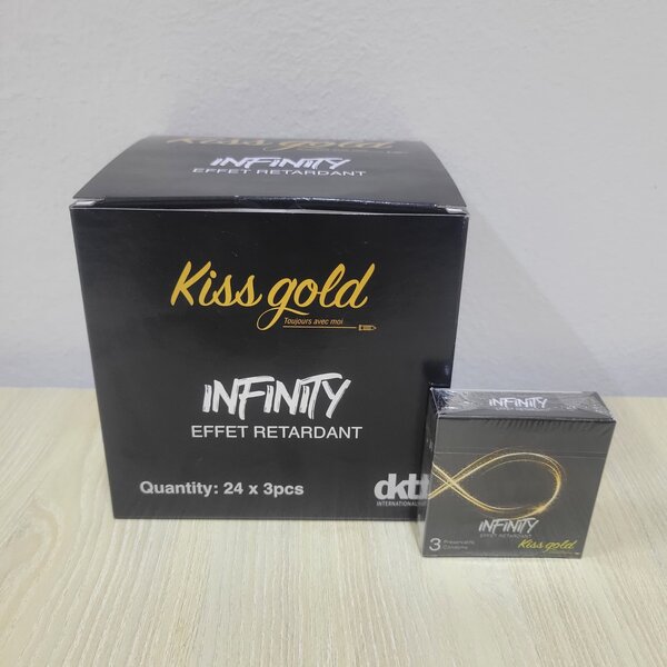 Preservatifs Kiss Gold Infinity