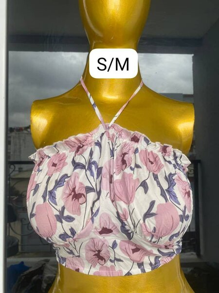 Top fleuri d'été S/M