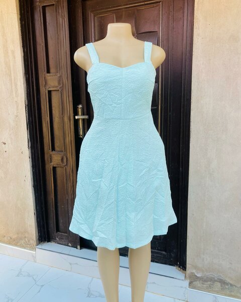 Beautiful and stylish women's dress blue
