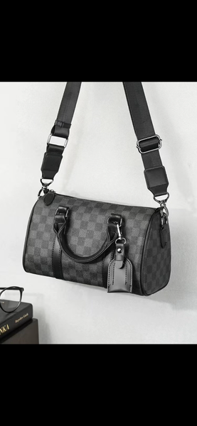 Sac bandoulière damier chic