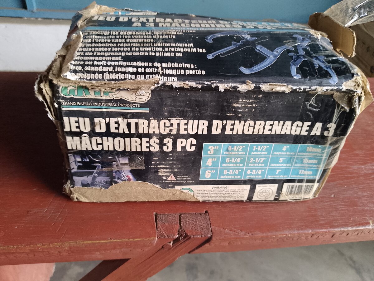 3pcs 3 Jaw Gear Puller Set