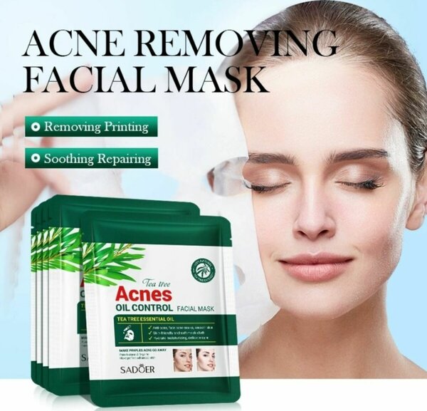 2 pcs Masque Visage Anti-Acné
