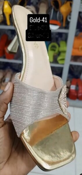 Golden sandals