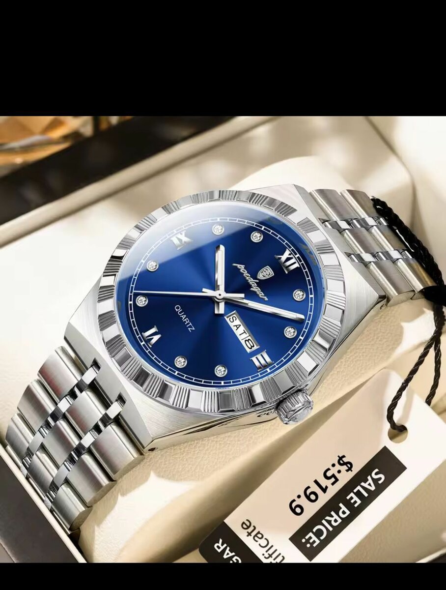 Montres Élégantes en Acier Inoxydable