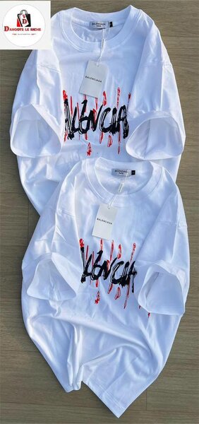 T-shirt unisexe blanc tendance