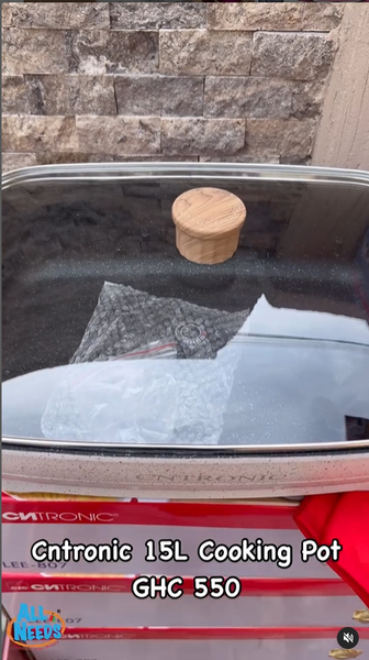 Cntronic 15L electric cooking pot 