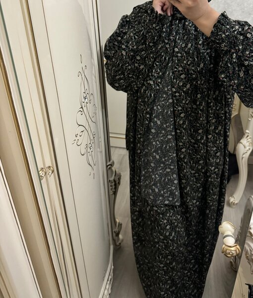 Платье с палантином