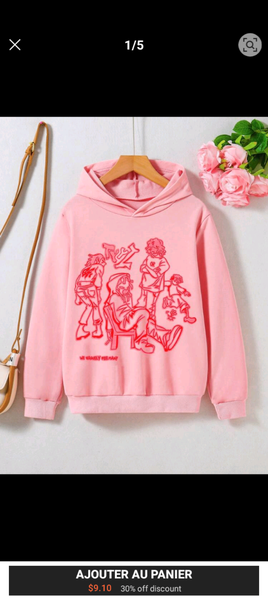 Sweat à capuche( vert)