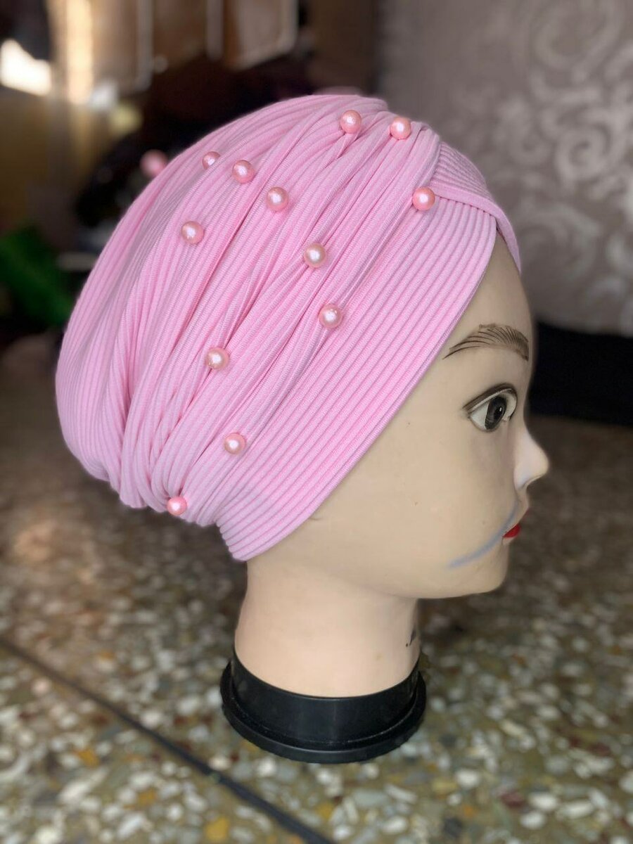 Turban with crystals