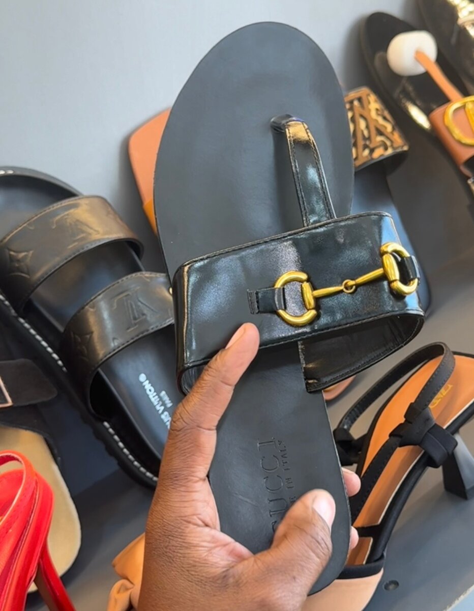 REDUCED TO CLEAR Valentino and Gucci Slippers