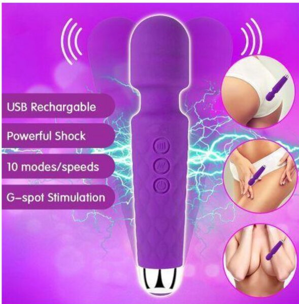 Vibromasseur Rechargeable USB