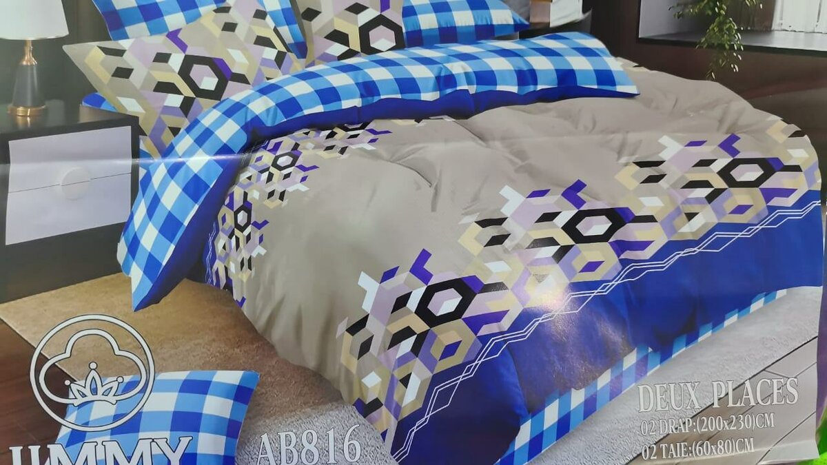 Parure de lit élégante JIMMY