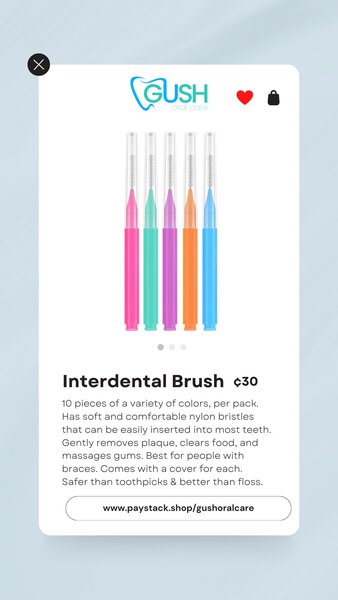 Interdental Brushes (Gush Oral Care)