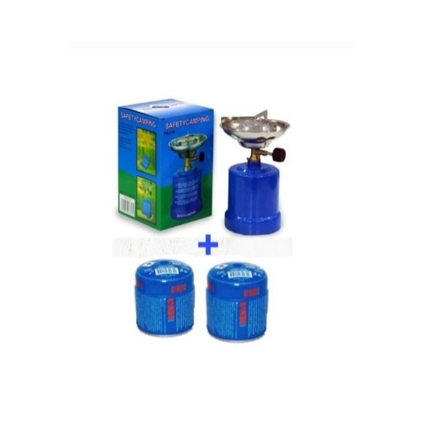 Safety Camping RECHAUD Camping TR 219 + 2 Bouteilles