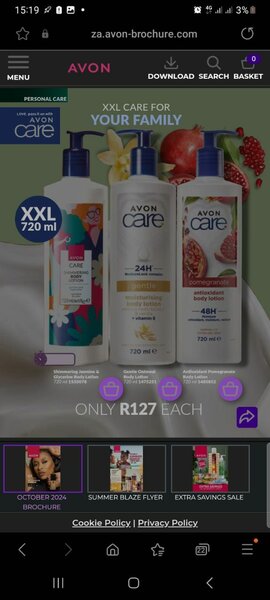 Women and mens cosmetics