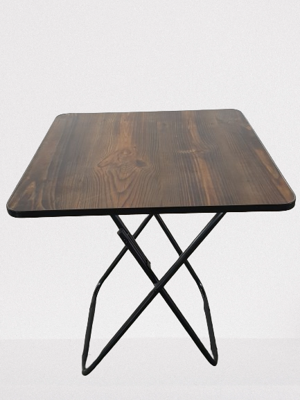 Table pliable effet bois