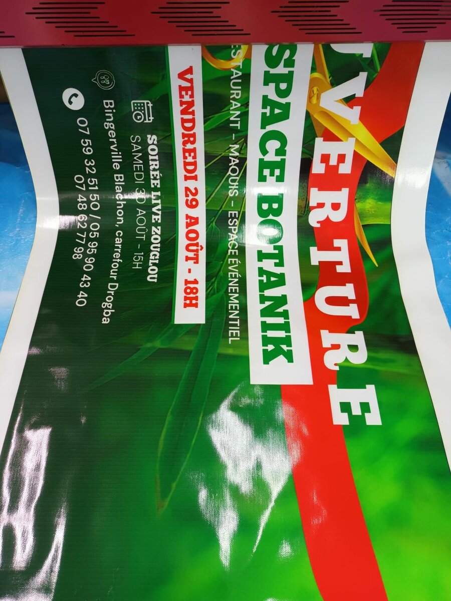 Banderole Ouverture Événement