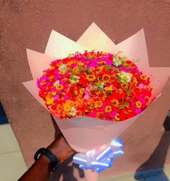 Bouquet de fleurs vives